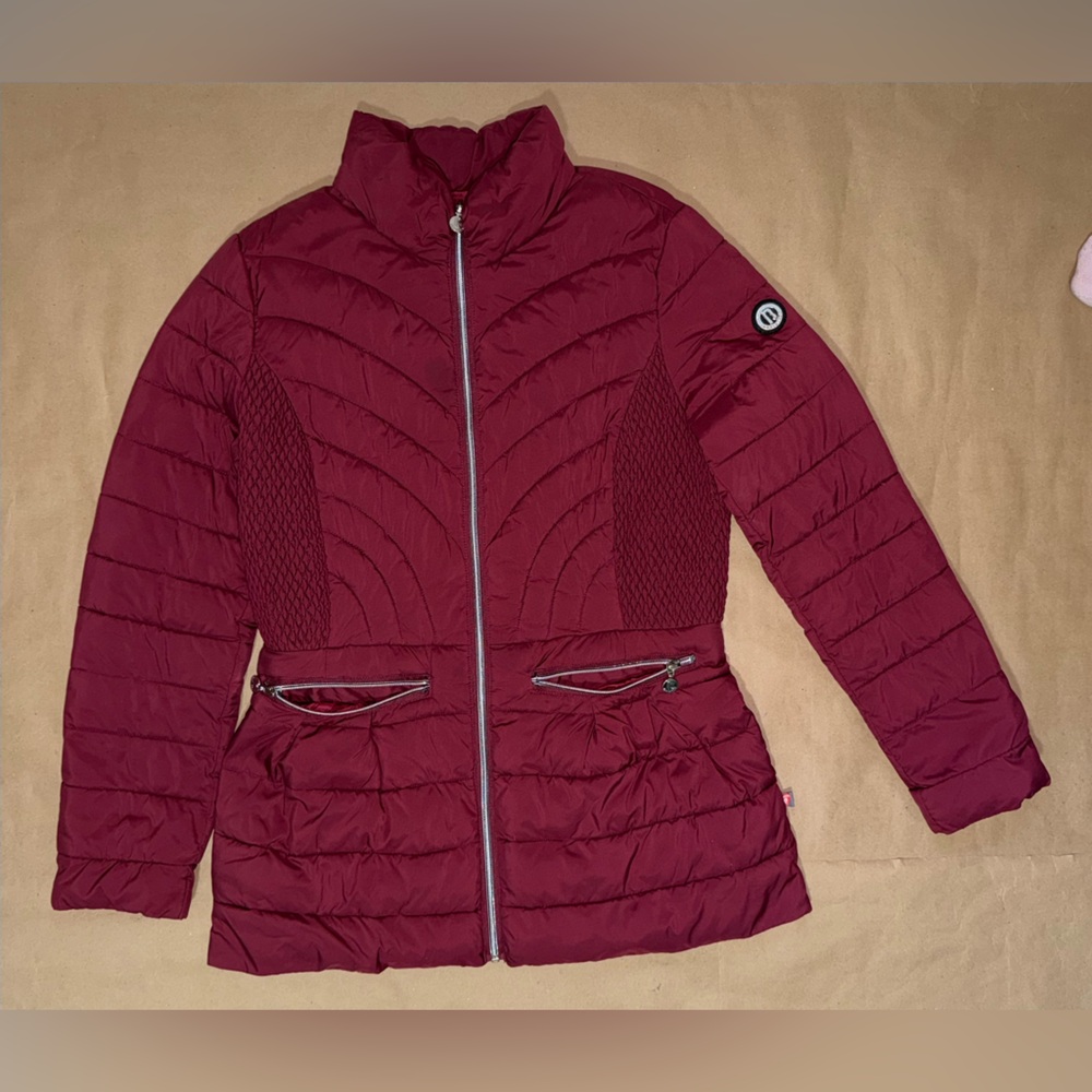 Bernardo Burgundy Coat